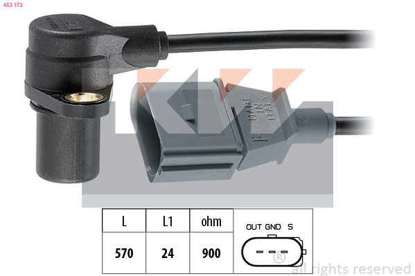 Sensor, crankshaft pulse KW